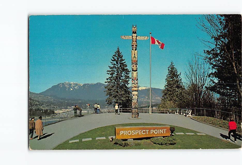 Postcard The Lookout At Prospect Point Stanley Park Vancouver Canada
