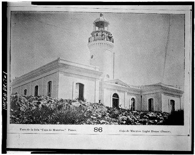 Ponce Puerto Rico 1890s Caja de Muertos Lighthouse Album de Puerto Rico