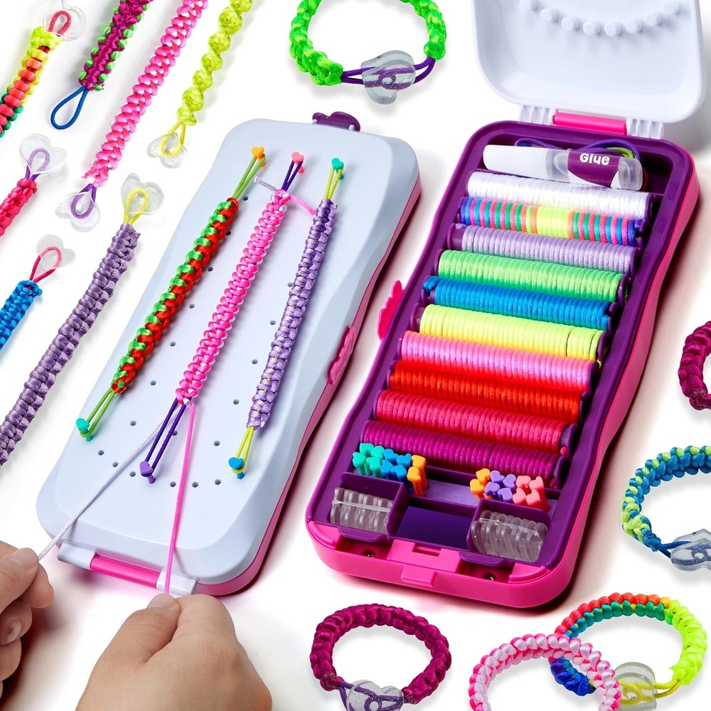 Jewelry Craft Kit for Girls - Creative Bracelet Making Gift for Tween