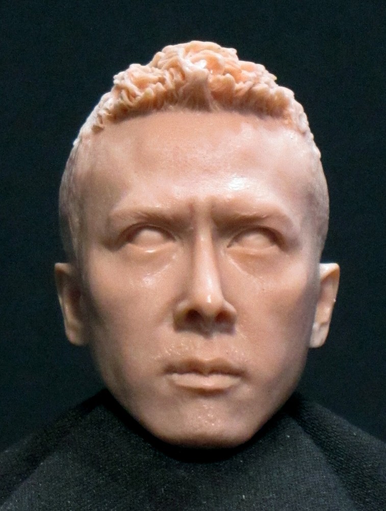 V-176 Donnie Yen CUSTOM RESIN UNPAINTED HEAD SCULPT, Action figures 1/6 scale