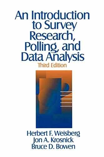 An Introduction to Survey - Paperback, by Weisberg Herbert F.; - Acceptable n