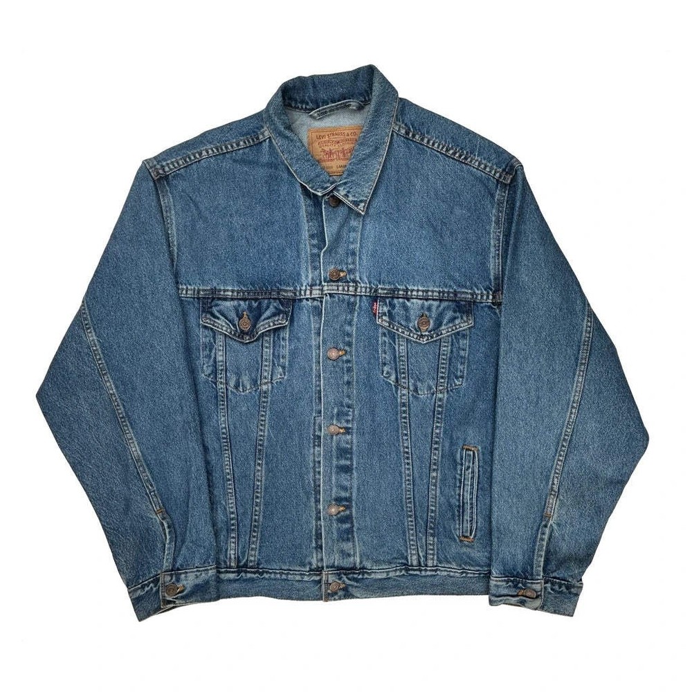 Levis Denim Jacket - Large Blue Denim