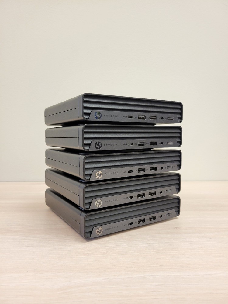 Lot of 5 HP ProDesk 600 G6 Mini Desktop Intel Core i5-10500T 16GB RAM NO HDD (n)