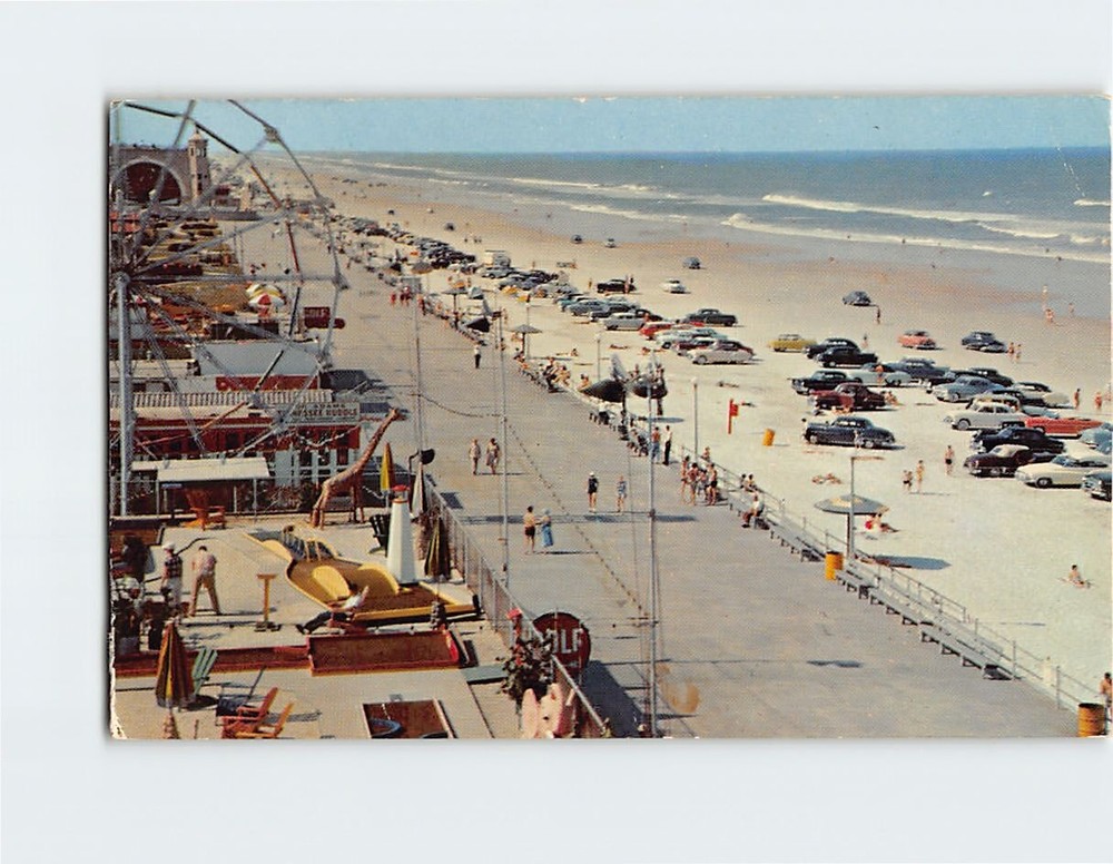 Postcard Beach & Amusement Center Daytona Beach Florida USA