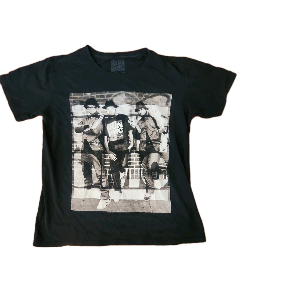 RUN DMC Band Rap Group Tshirt 2014 King of Rock Graphic Photo XL Old School