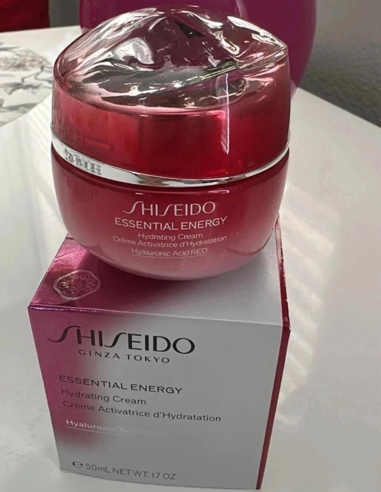Shiseido Ginza Tokyo Essential Energy Hydrating Cream Hyaluronic Acid – 1.7 oz