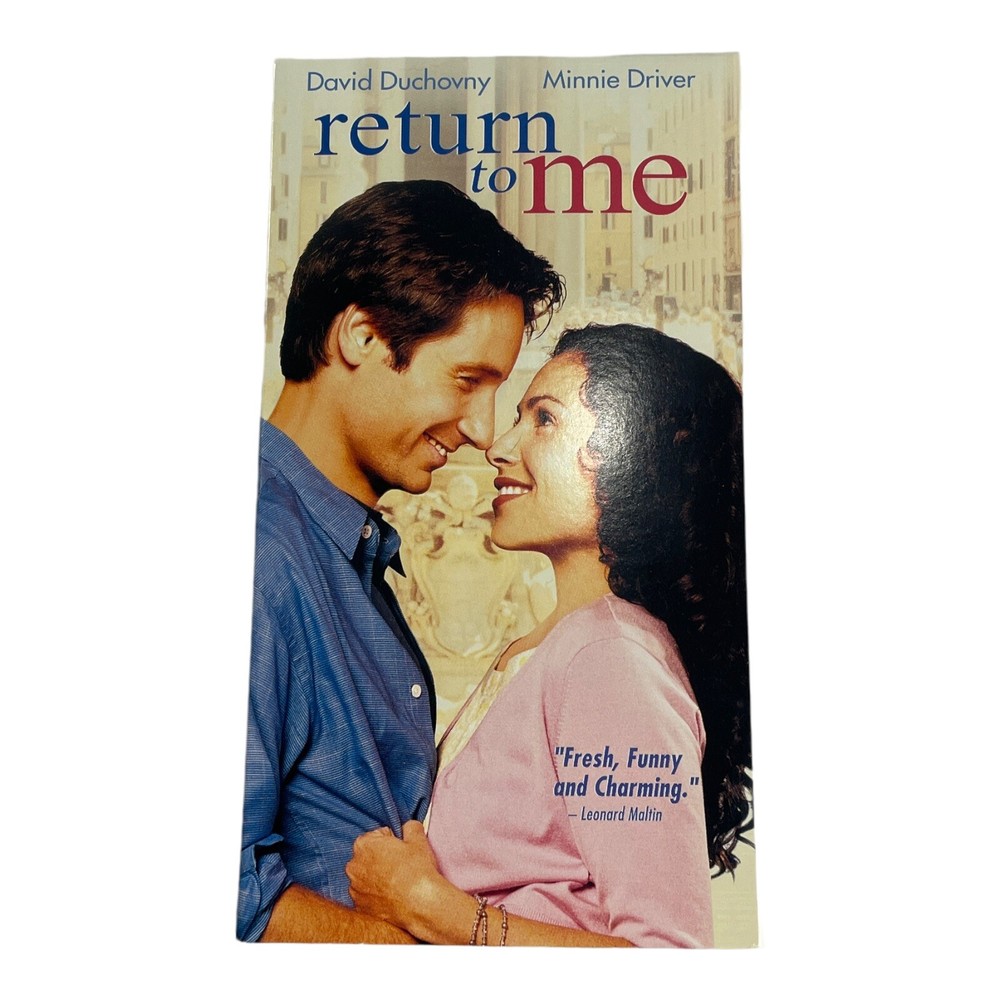 Return To Me  VHS VCR Video Tape Movie Minnie Driver David Duchovny Used