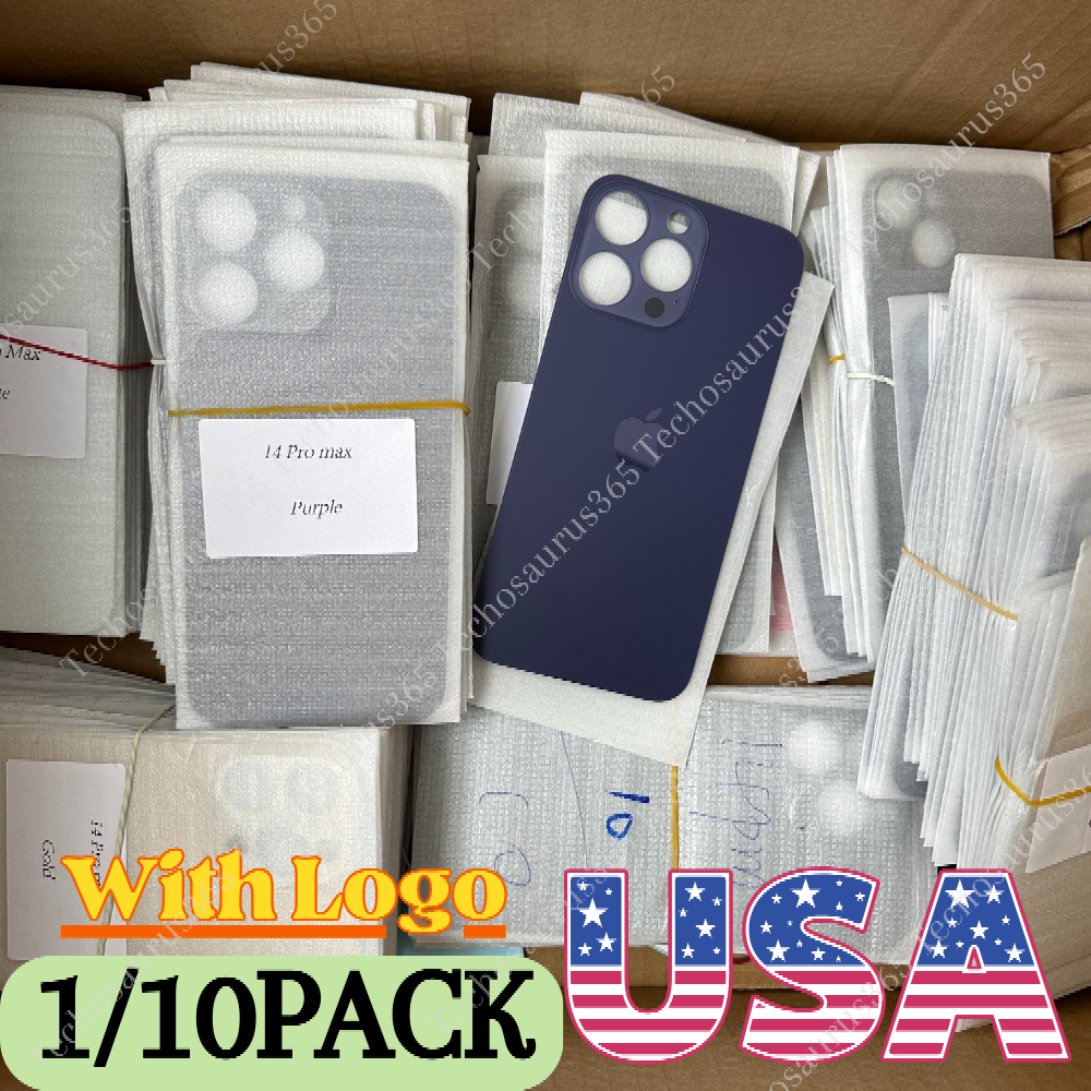 For iPhone 8 XR XS 11 12 13 14 15 Rear Cover Back Glass Replacement Big Hole Lot
