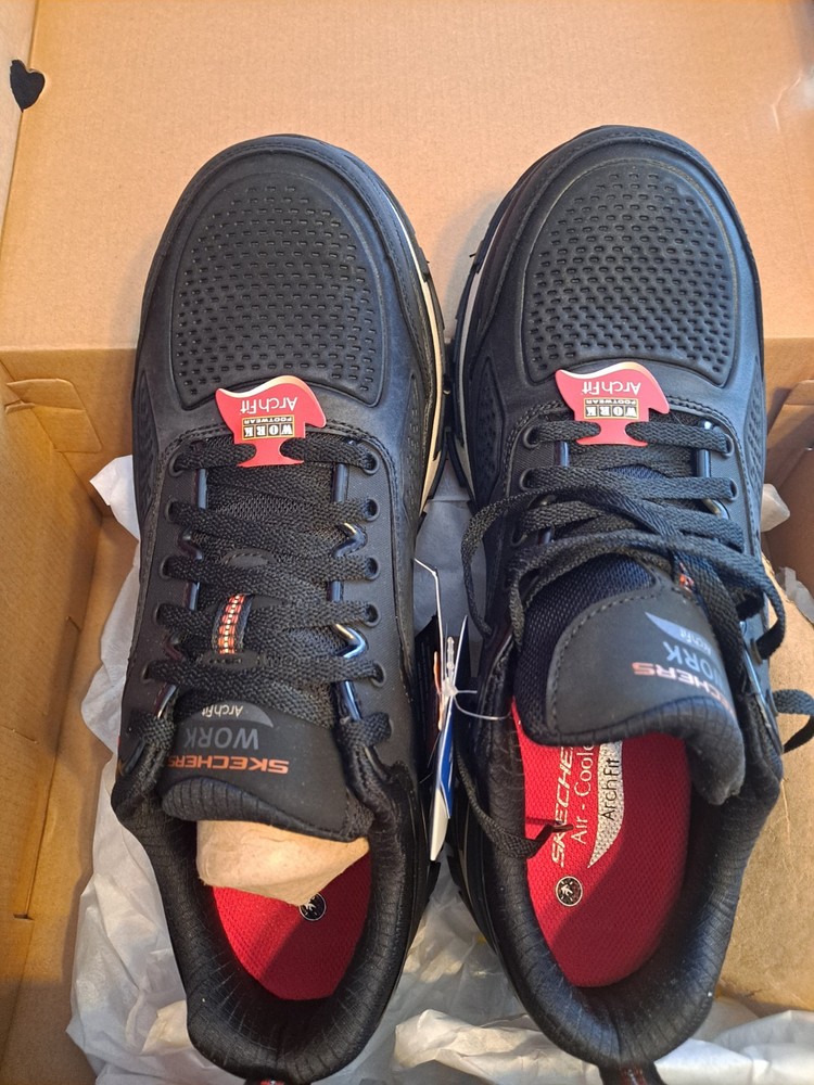Skechers Composite Safety Shoe  11.5 Men's Non Metallic arch Fit Work Footwear