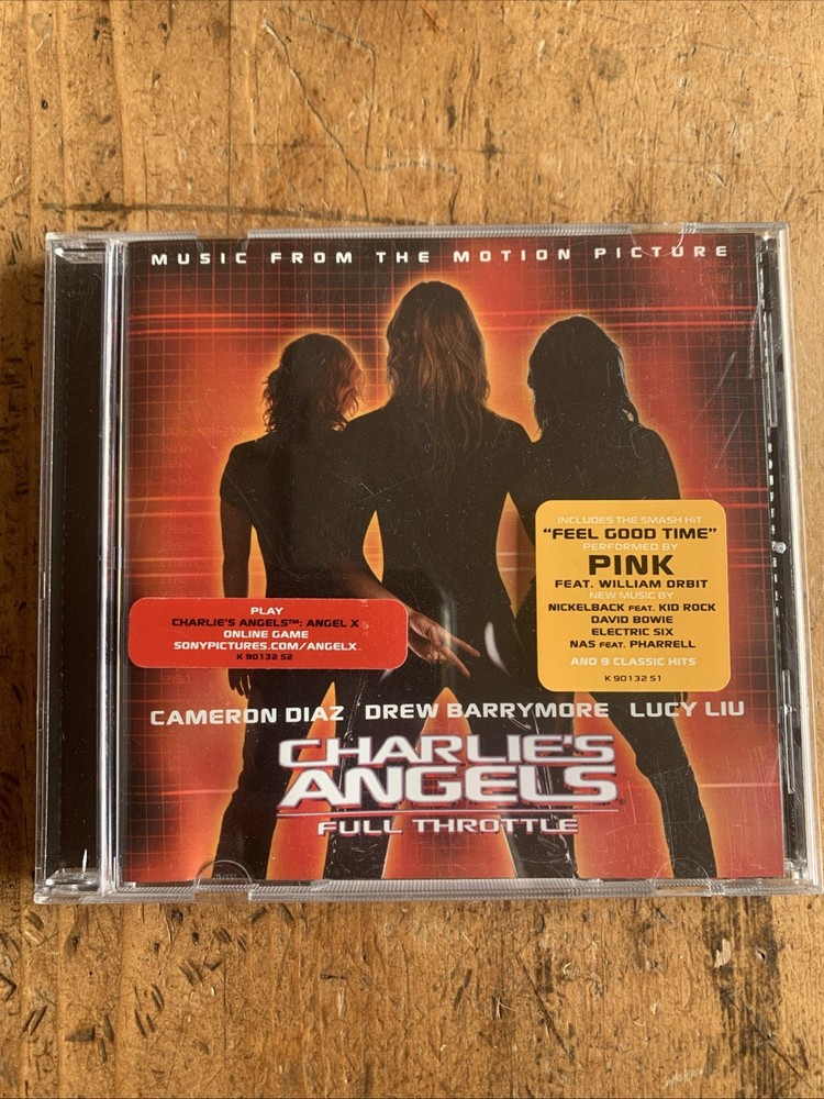 Charlie's Angels Full Throttle Soundtrack Music CD By Various Artists