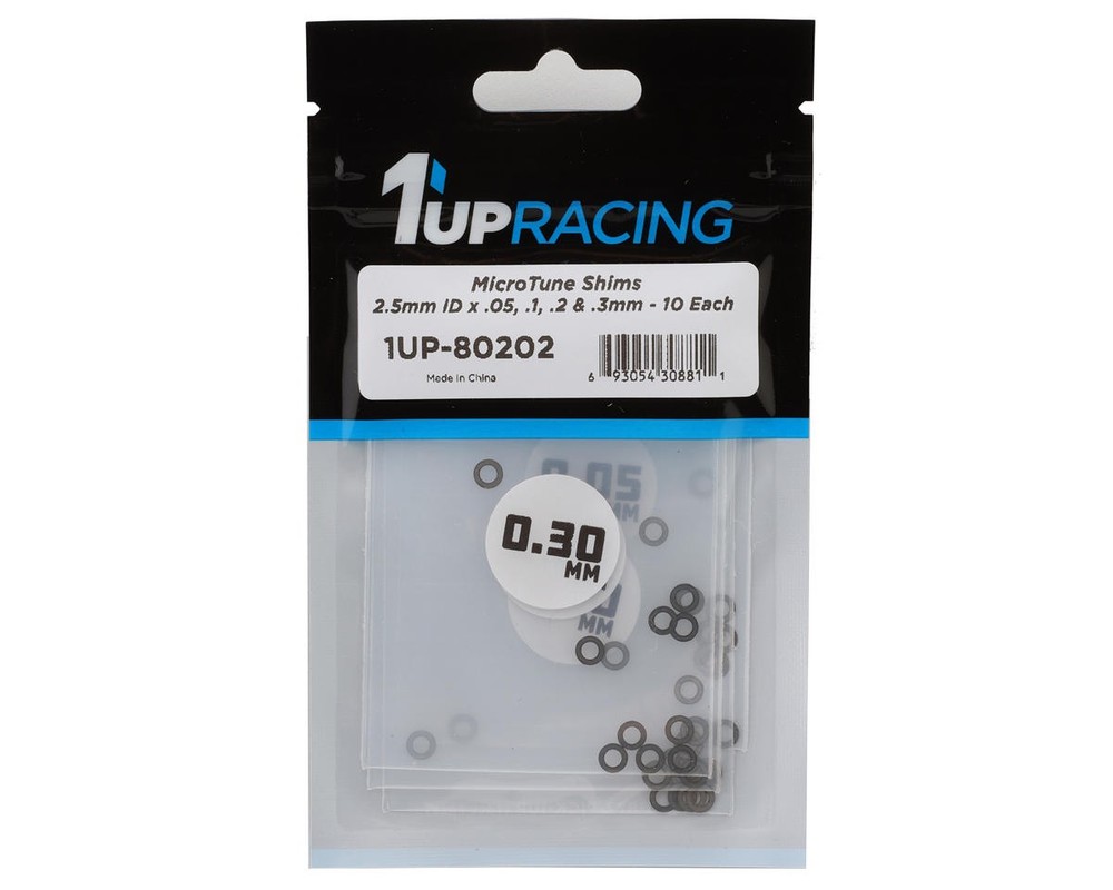 1UP Racing MicroTune Drivetrain Shim Set (2.5mm) (0.5/0.1/0.2/0.3mm) [1UP-80202]🌟✨25 Years on eBay! 250,000+ feedback!✨🌟