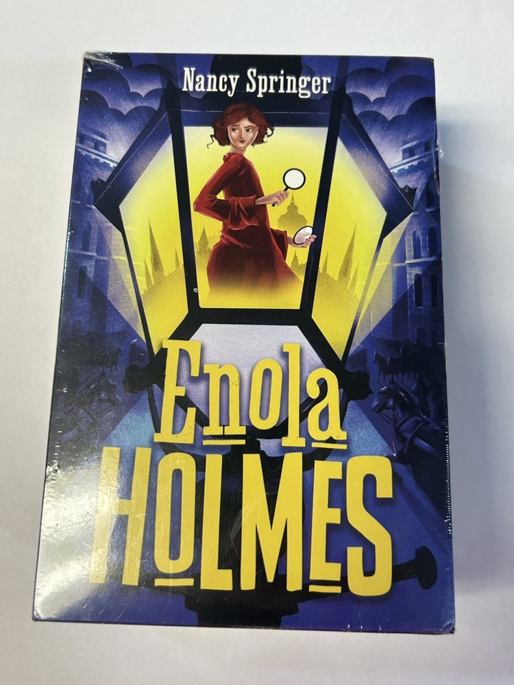 Enola Holmes Mystery Series Book Set 1-6 by Nancy Springer Netflix Films