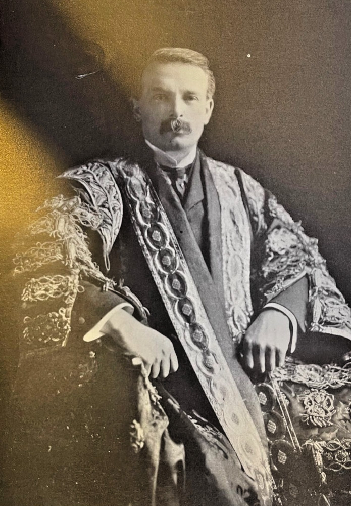 1910 Vintage Magazine Illustration David Lloyd George Chancellor of Exchequer