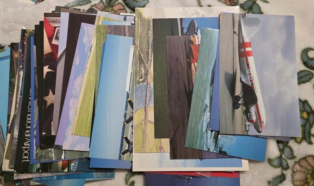 40+ Vintage Aviation Postcards Collection