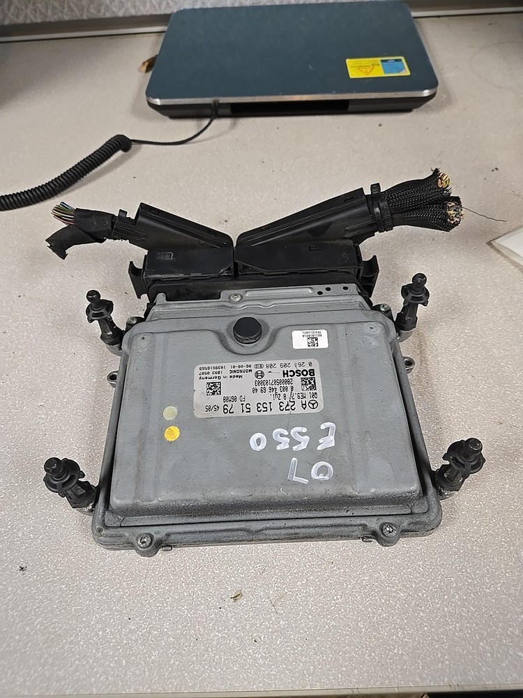 2007 MERCEDES E550 ENGINE COMPUTER MODULE UNIT ECM ECU A2731536691