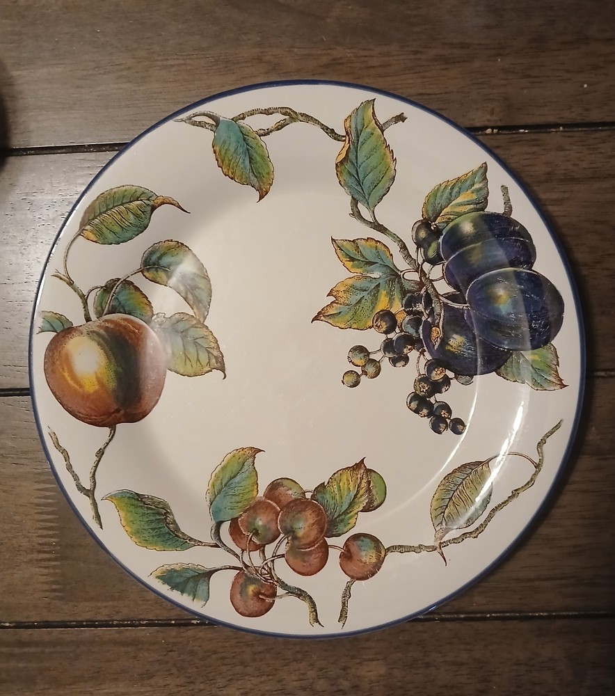 Vintage Pier 1 Macintosh Angleterre 10 1/4 Fruit Dinner Plate