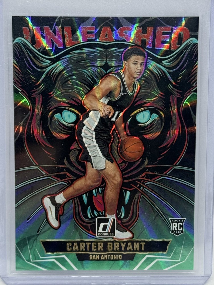 Carter Bryant -  2025-26 Donruss Basketball Unleashed Spurs #13 (RC)
