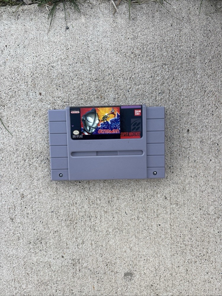 Ultraman (Super Nintendo, SNES) Cartridge Only - Tested