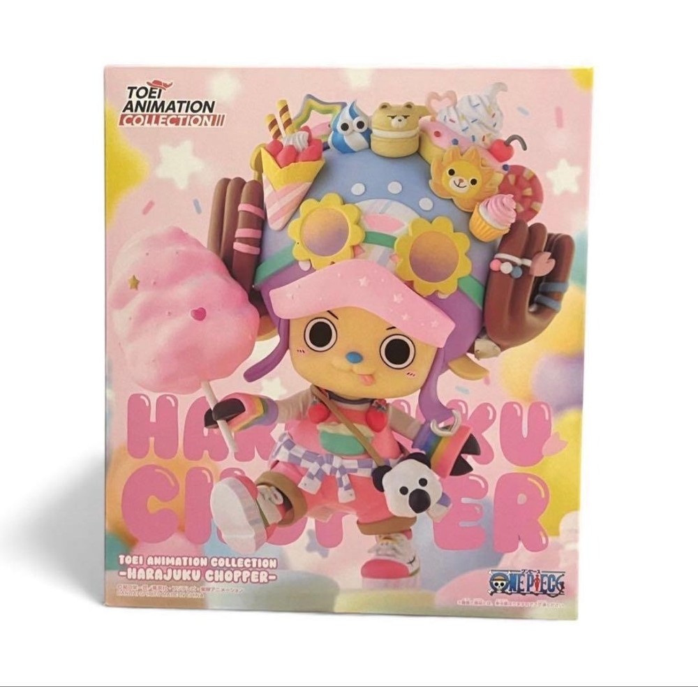One Piece HARAJUKU CHOPPER Figure Cotton Candy Mugiwara Store Official Limited