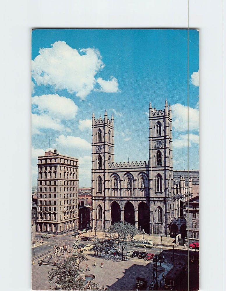 Postcard Notre Dame Church Montreal Quebec Canada