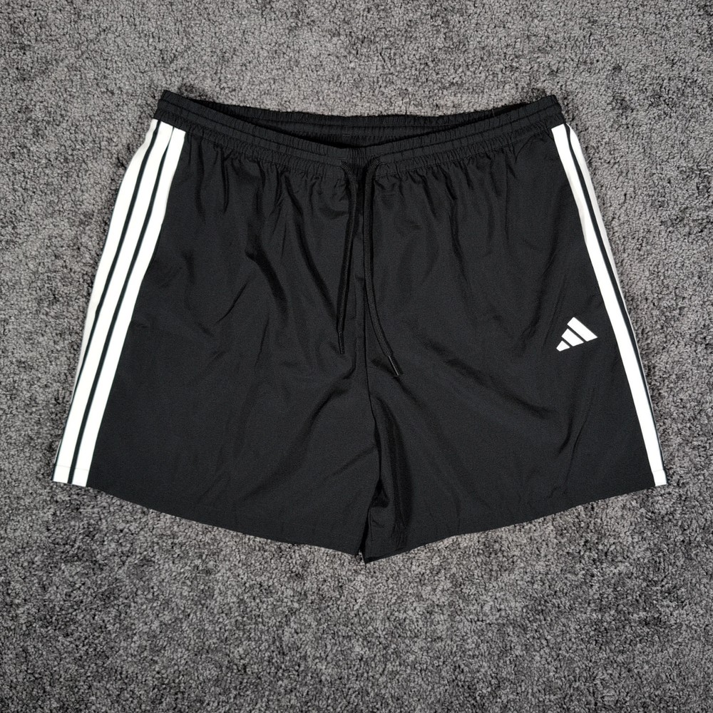adidas Essentials 3-Stripes Chelsea AeroReady Shorts Men's 3XL Black White