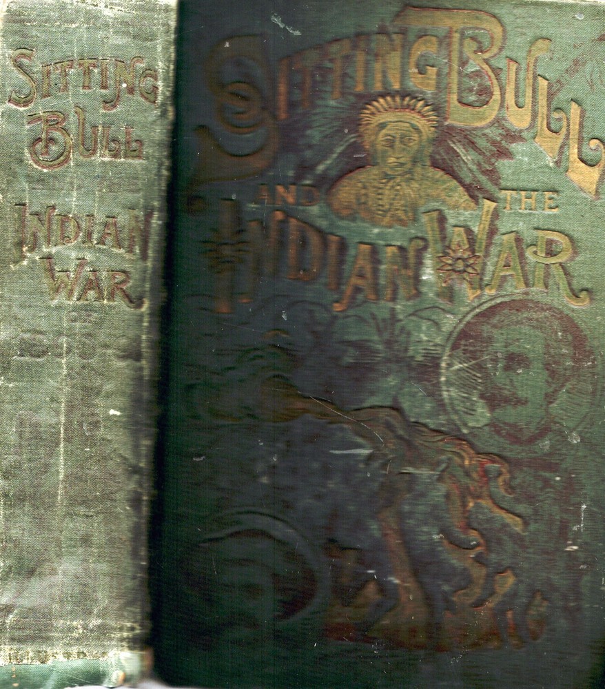 1891 Sioux Indians Sitting Bull Custer Indian Wars Illustrated Tinted Prints