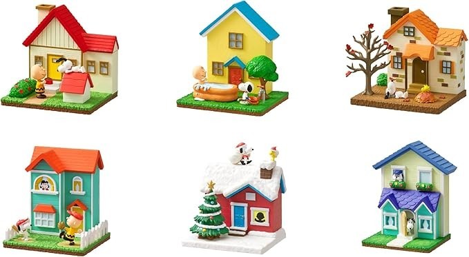 Re-ment Snoopy Sweet Little Home 1-Box Complete Set of 6 JAPAN NEW