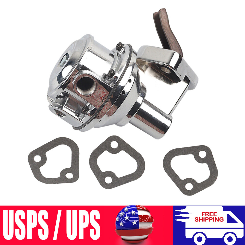 High Volume Mechanical Fuel Pump Chrome 3/8