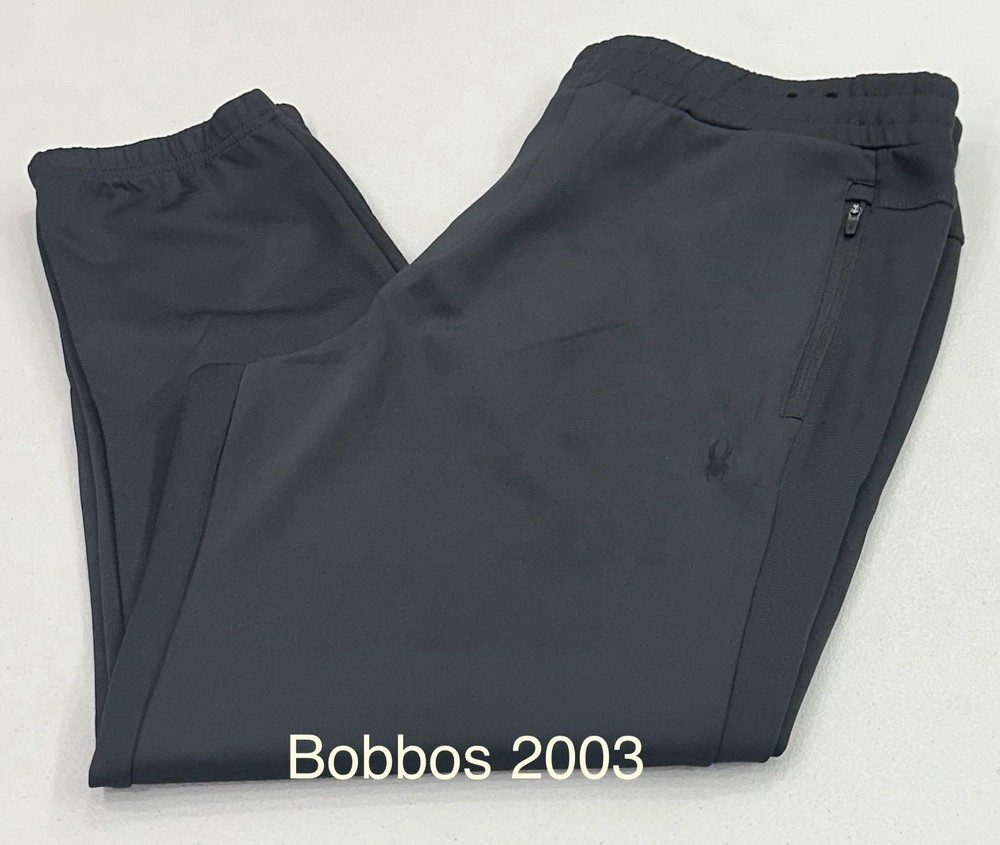 Spyder Active Men’s Zipper Pockets 2-Way Stretch Jogger, Black, Size XL