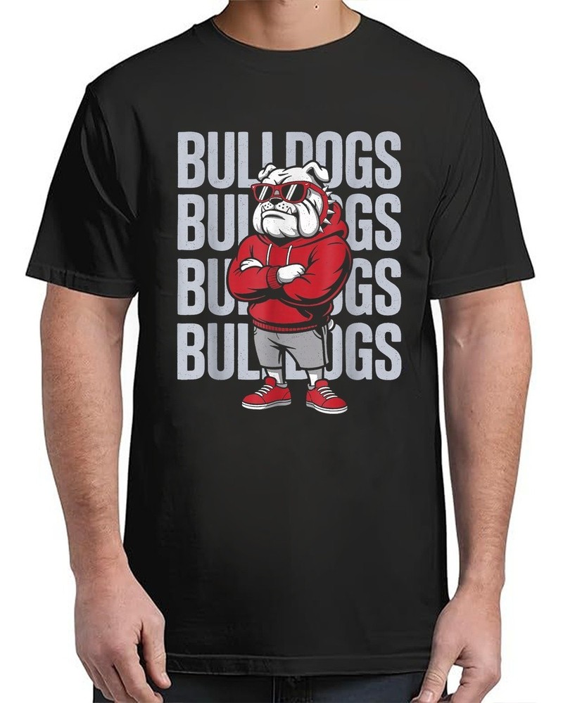 Retro Bulldogs Gift For Adult S-4XL T-Shirt