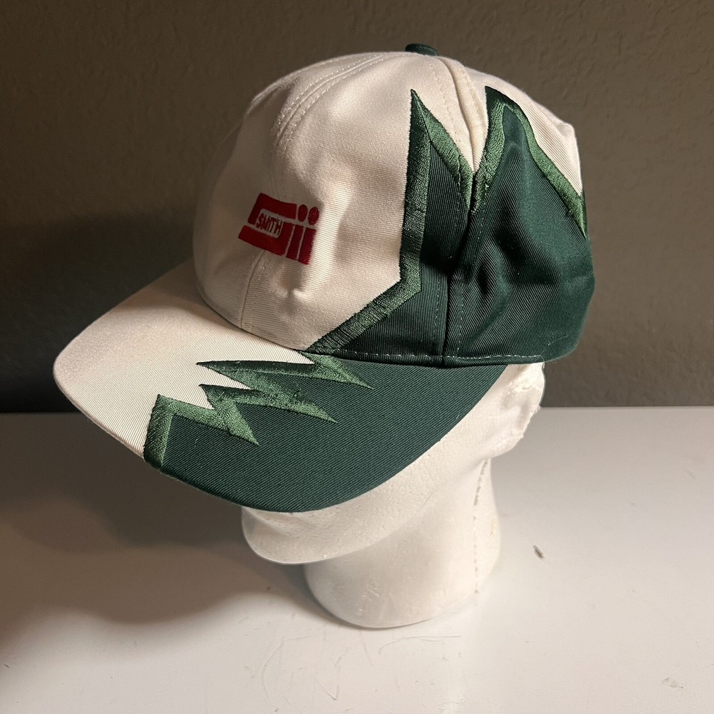Vtg 90's Shockwave Hat Men's Adjustable Green Embroidered Cap Kati Strapback