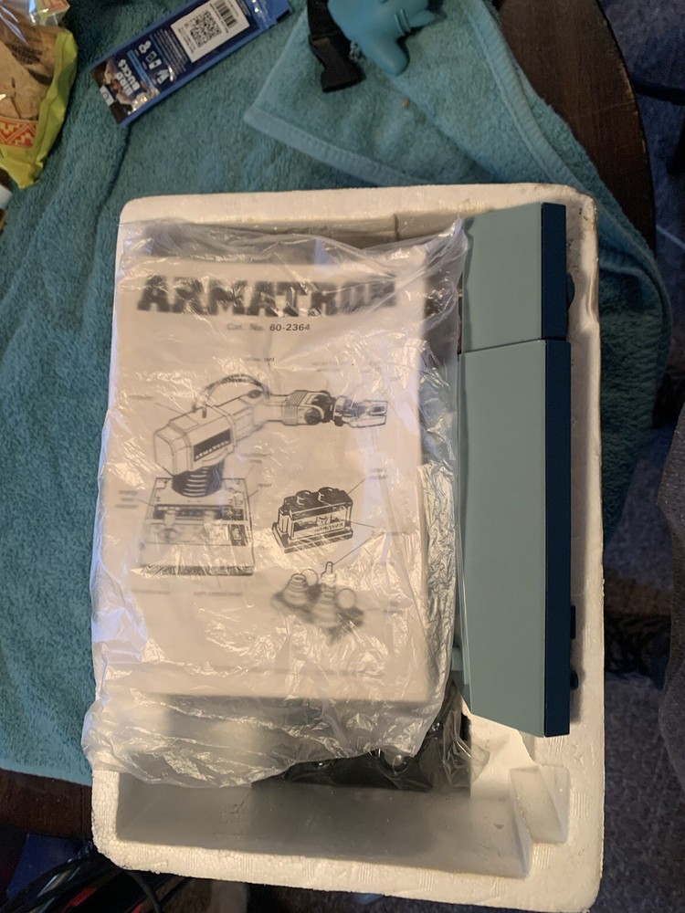 Vintage 1980s Radio Shack Armatron Robotic Arm 60-2364 w/ Box Works Tested
