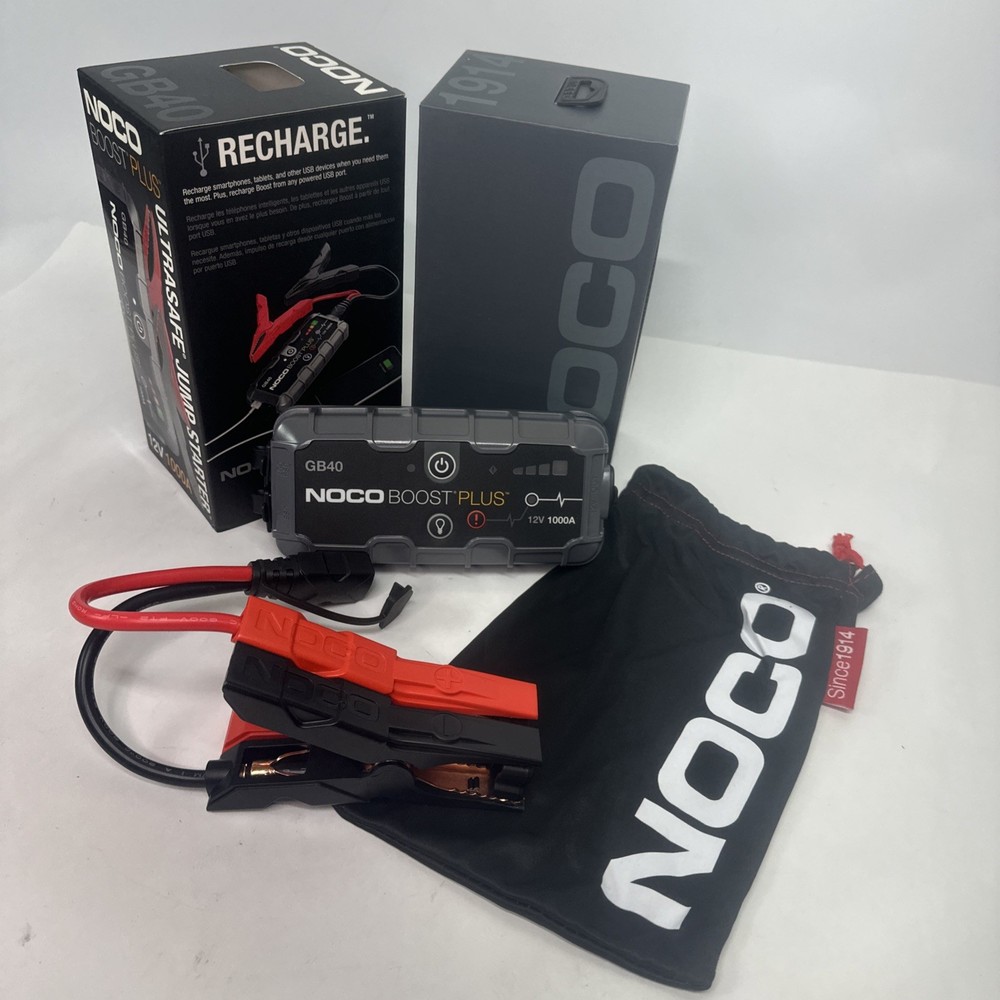 NOCO BOOSTGB40 1000 Amp 12 V 24wh UltraSafe Lithium Jump Starter
