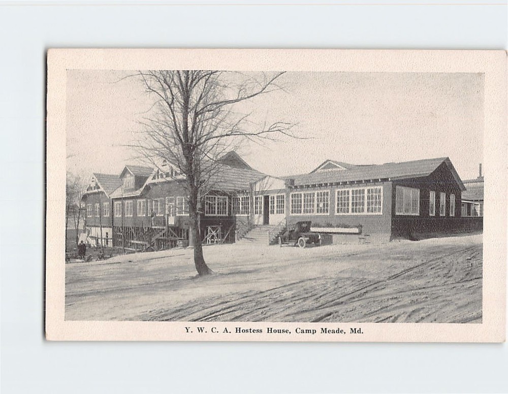 Postcard YWCA Hostess House Camp Meade Maryland USA