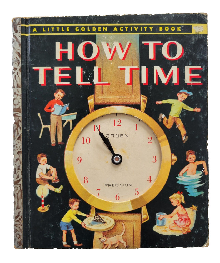 Little Golden Activity Book How To Tell Time, HC #285  