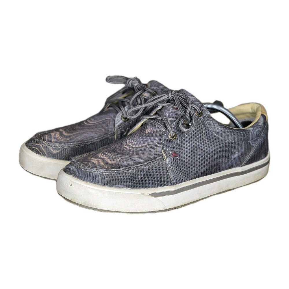 Twisted X Men's Size 9 Kicks Grey Marbled Multi Color Casual Western Shoe