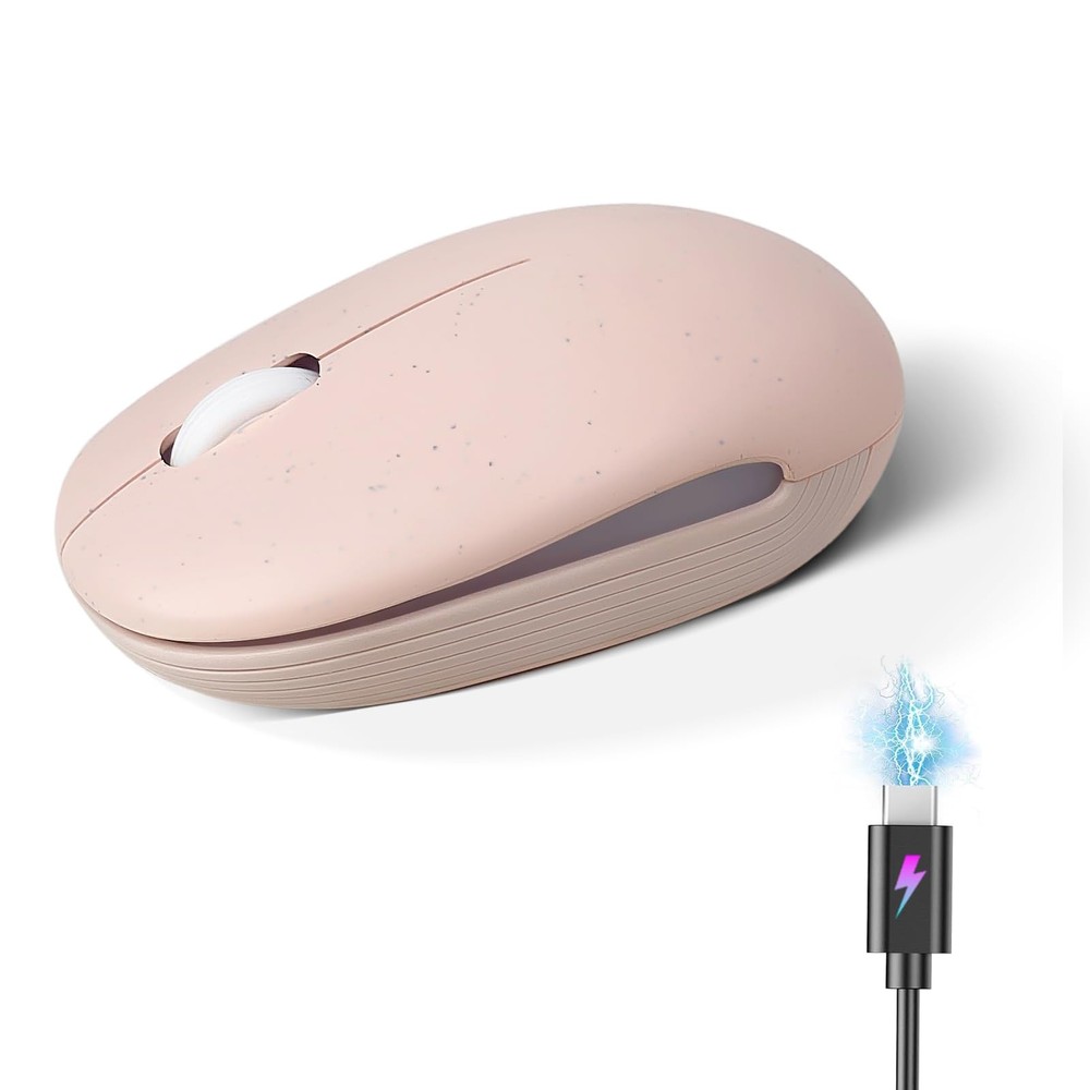 Wireless Bluetooth 2.4G Rechargeable Silent Mouse for Computer Laptop
