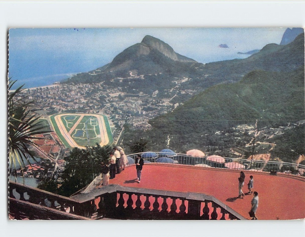 Postcard Hippodrome at Gavea Rio de Janeiro Brazil