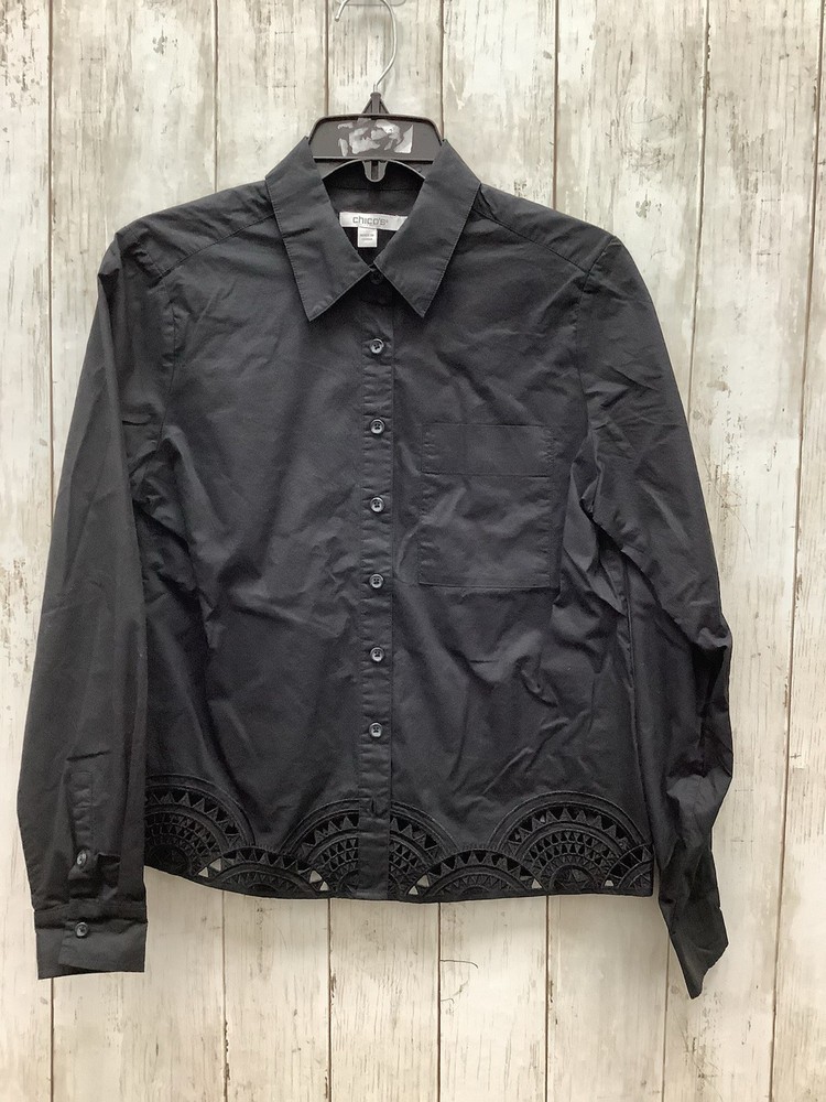 Chicos  Button Up Top Size 00 0416-246