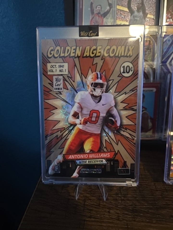 Antonio Williams 1/1 Golden Age Comix Mammoth Rookie 2026 WildCard Just The Hits