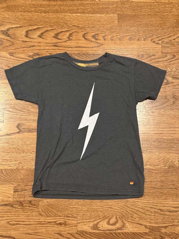 Aviator Nation Lightning Bolt T-Shirt Fits Women’s Small