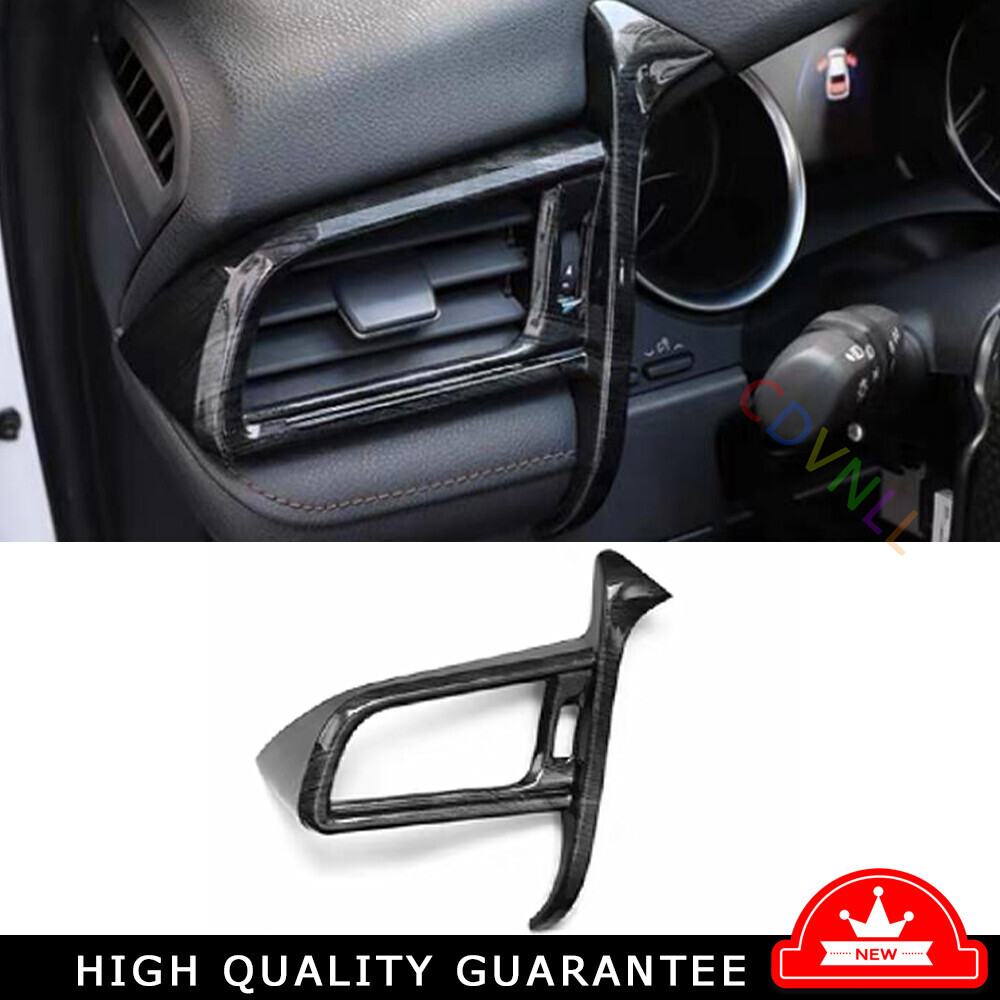 Main Driving Position Air Outlet Vent For Toyota Camry 18-2023 Black Wood Grain