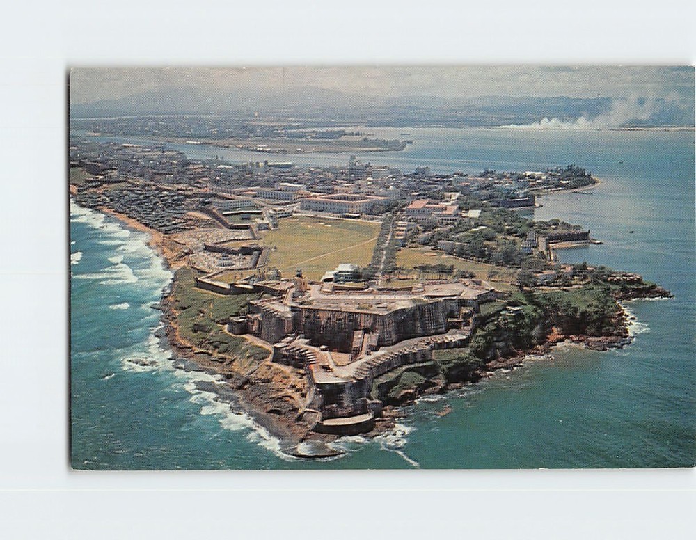 Postcard Greetings from Puerto Rico Fortress El Morro Old San Juan