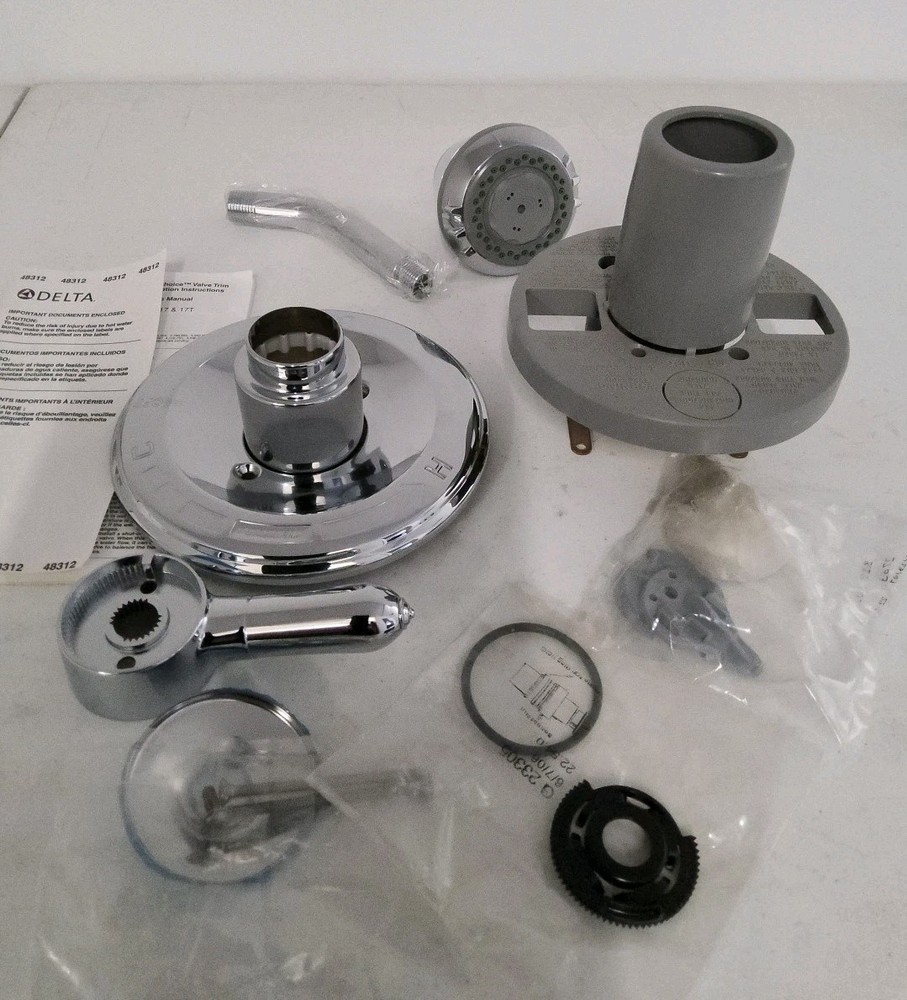 Delta T17230 #1 Monitor 1700 Series Trim, Shower, 1 VALVE & CARTRIDGE INCLUDED