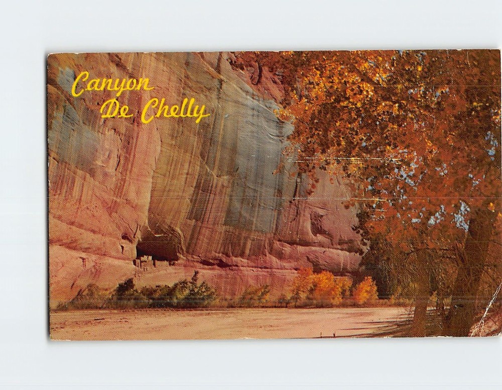 Postcard White House Ruin Canyon De Chelly Arizona USA
