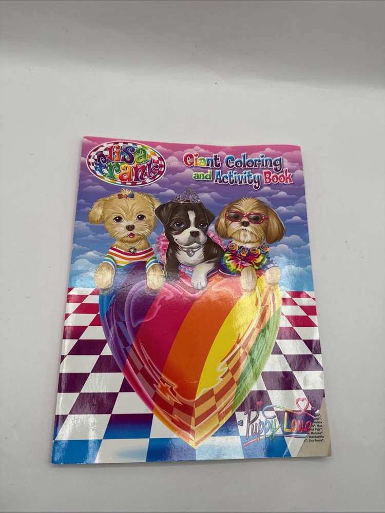 Lisa Frank Puppy Love Giant Coloring Activity Book 2016 Kappa Book Publishers