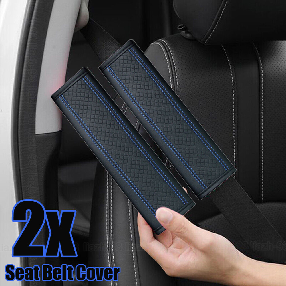 2Pcs Car Safety Seat Belt Shoulder Pad Cover Cushion Harness Comfortable Driving