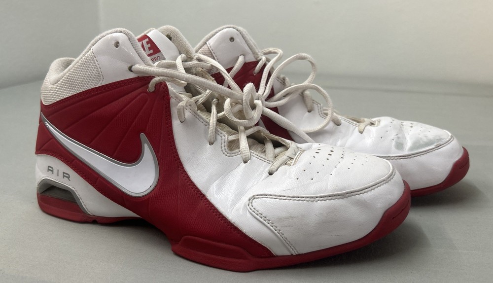 Nike Air Visi Pro 1 University Red White Men’s 10  First Gen Y2K