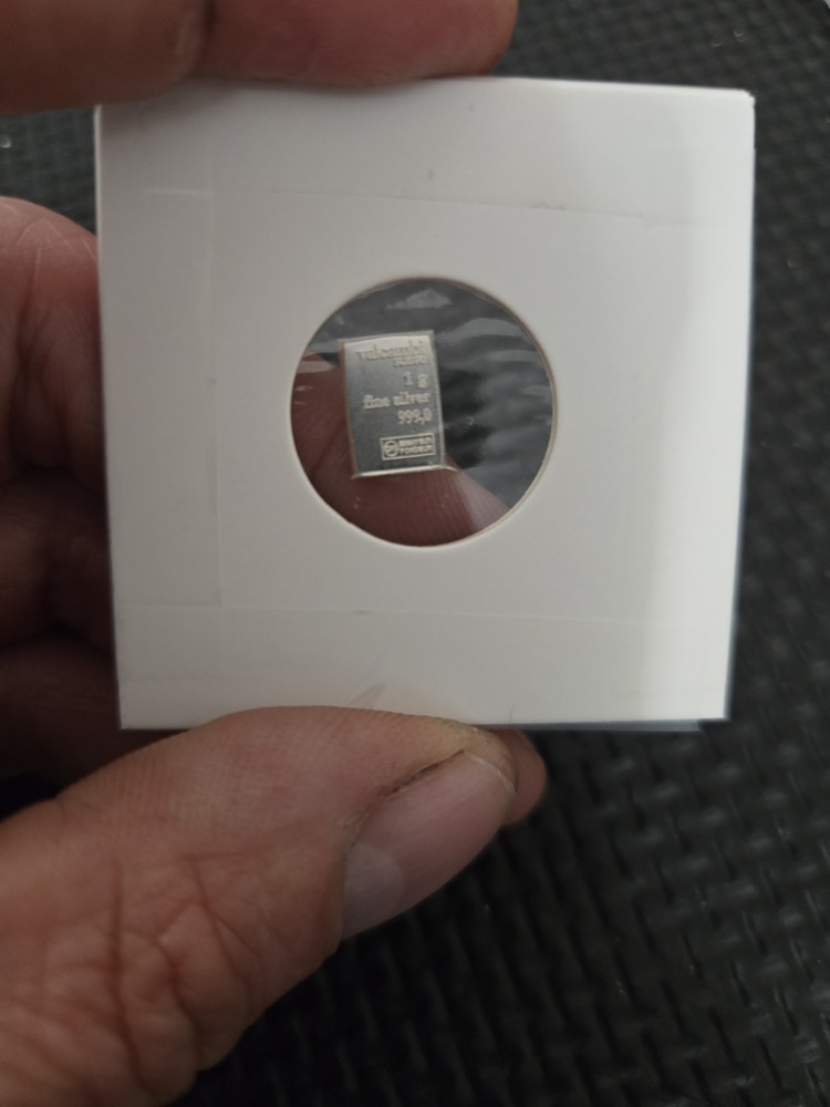 1 Gram .999 Fine Silver Bar – Valcambi Suisse CombiBar Fractional