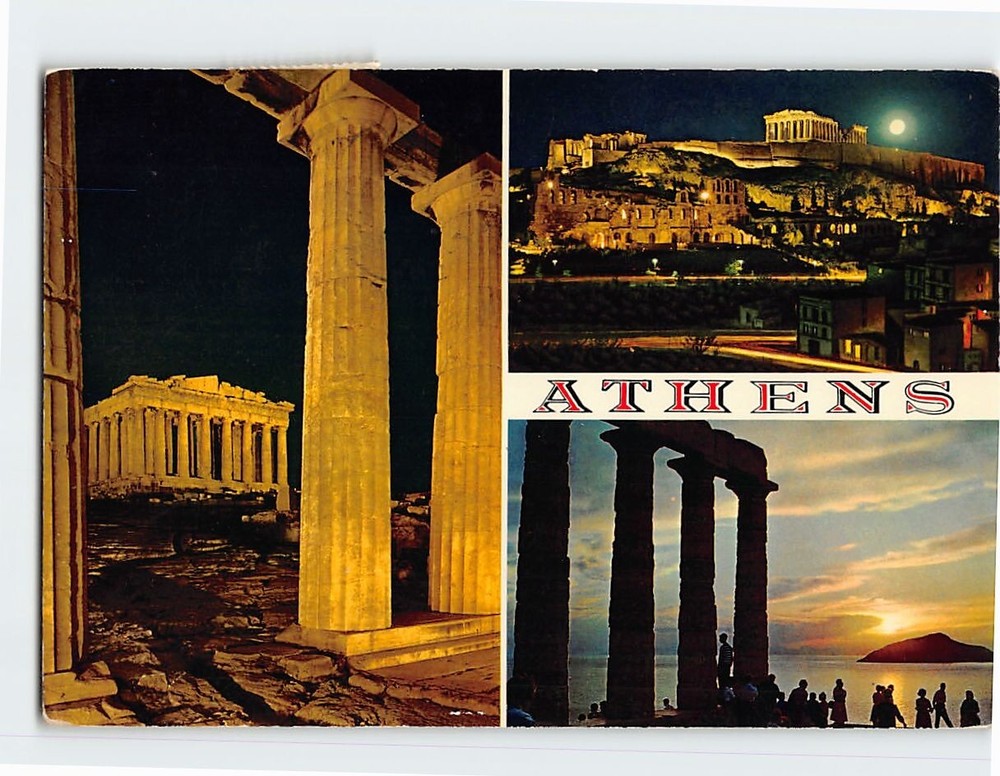 Postcard Scenes & Views Athens Greece